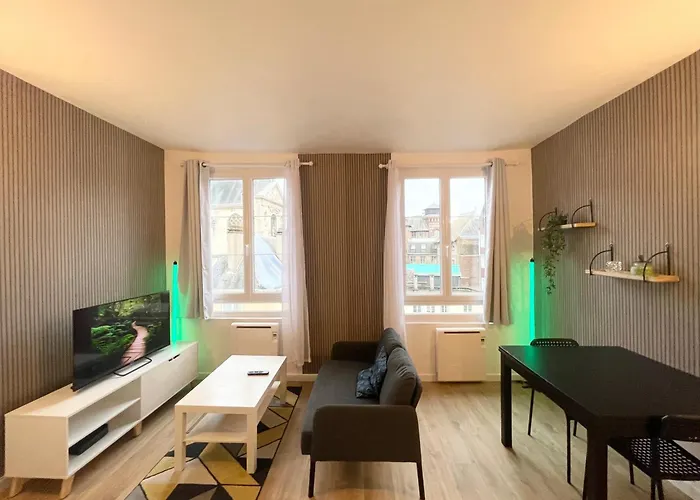 Jungle - Atypique - Spacieux - Wifi - Tv 4k - Vue Sur - Confort Apartman Rouen